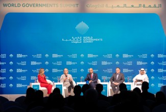 Minister Kallas at the World Governments Summit panel discussion