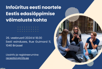 Infoüritus Eesti noortele Eestis edasiõppimise võimaluste kohta