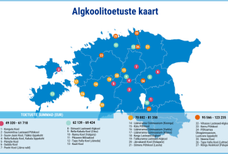 Algkoolitoetuste kaart_2025